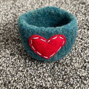Felted Wool Accessories Cup